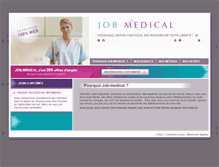 Tablet Screenshot of job-medical.fr